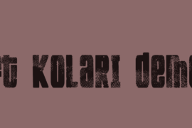 FT Kolari demo Font