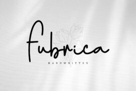 Fubrica – Personal Use Font