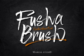 Fusha Brush Font