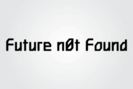 Future n0t Found Font