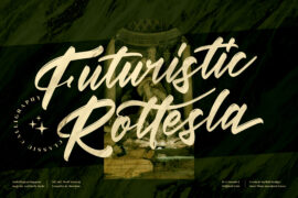 Futuristic Rottesla Font Family