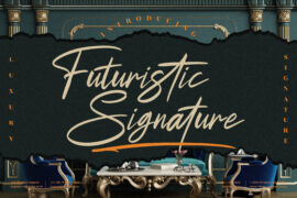 Futuristic Signature Font Family