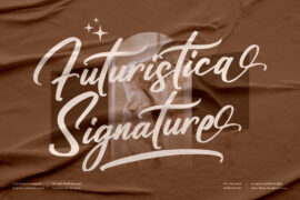 Futuristica Signature Font Family