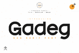 Gadeg Font Family