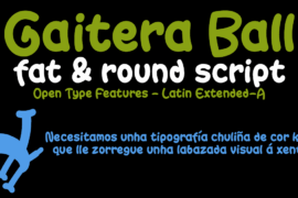 Gaitera Ball Font