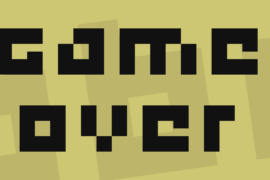 game over Font