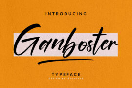 Ganboster (Demo) Font
