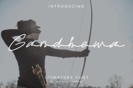 Gandhewa Signature Font