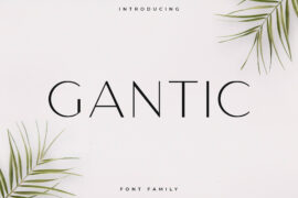 GANTIC Font