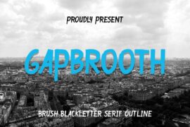 Gapbrooth Demo Font Family
