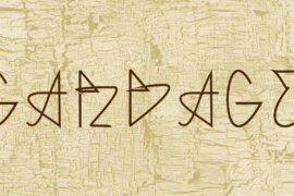 GARBAGE Font