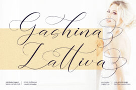Gashina Lattiva Font Family