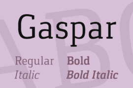 Gaspar Font Family