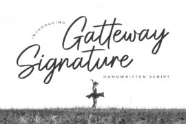 Gatteway Signature Font