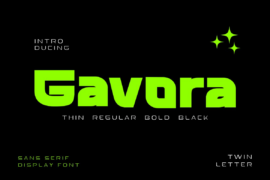 Gavora Personaluse Font Family