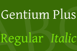 Gentium Plus Font Family