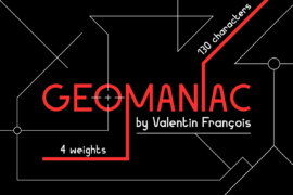 Geomaniac Font