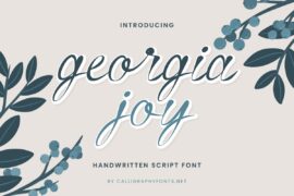 Georgia Joy Demo Font