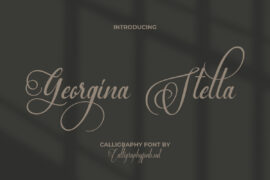 Georgina Stella Demo Font