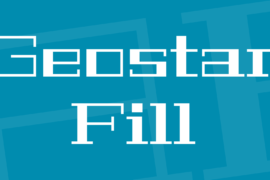 Geostar Fill Font