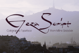 Geza Script PERSONAL USE ONLY Font