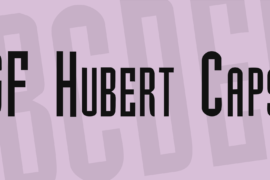 GF Hubert Caps Font