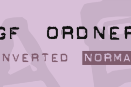 GF Ordner Font Family