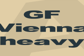 GF Vienna heavy Font