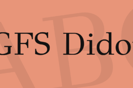 GFS Didot Font