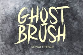 GHOST BRUSH Font