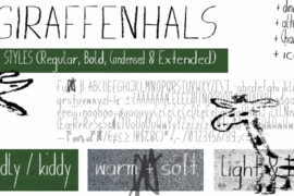 Giraffenhals Font Family