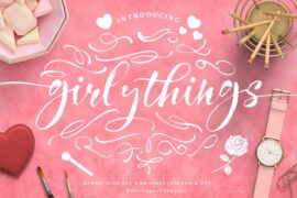 Girly Things Demo Version Font