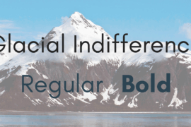 Glacial Indifference Font Family