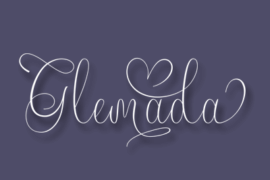 Glemada reguler Font