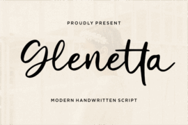 Glenetta Demo Font