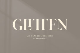 GLITTEN ALL CAPS Font