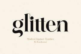 Glitten Font