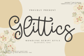 Glittics (Demo) Font
