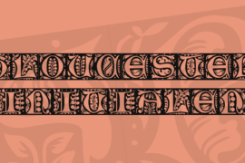 Gloucester Initialen Font