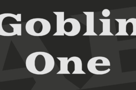 Goblin One Font