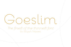 Goeslim Font Family