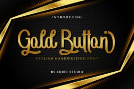 Gold Button Demo Font