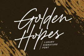 Golden Hopes Font