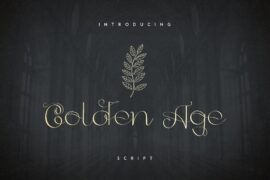 GoldenAge Font