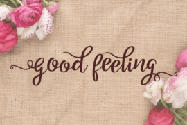 Good Feeling Script Font