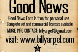 GOOD NEWS PERSONAL USE Font