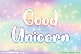 Good Unicorn Font