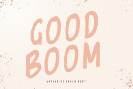 GoodBoom Font