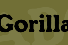 Gorilla Font