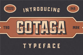GOTAGA-Free Font